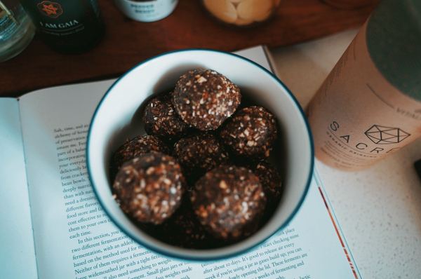 Mint Dark Chocolate Protein Balls